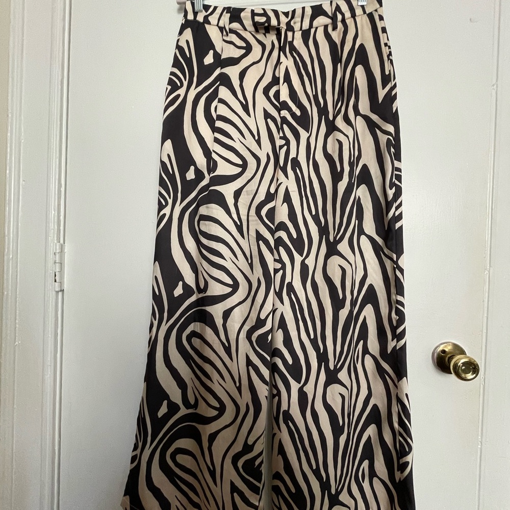 Ronny Kobo Zebra print pants